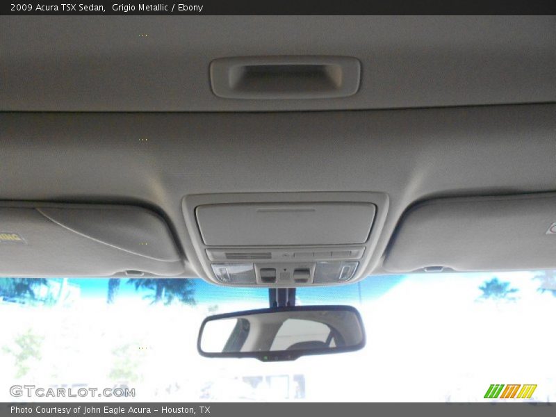 Grigio Metallic / Ebony 2009 Acura TSX Sedan