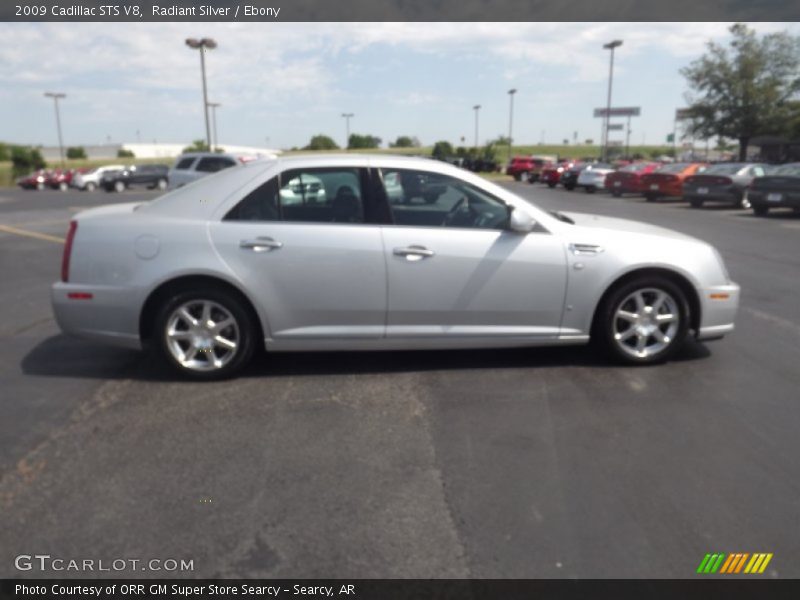 Radiant Silver / Ebony 2009 Cadillac STS V8
