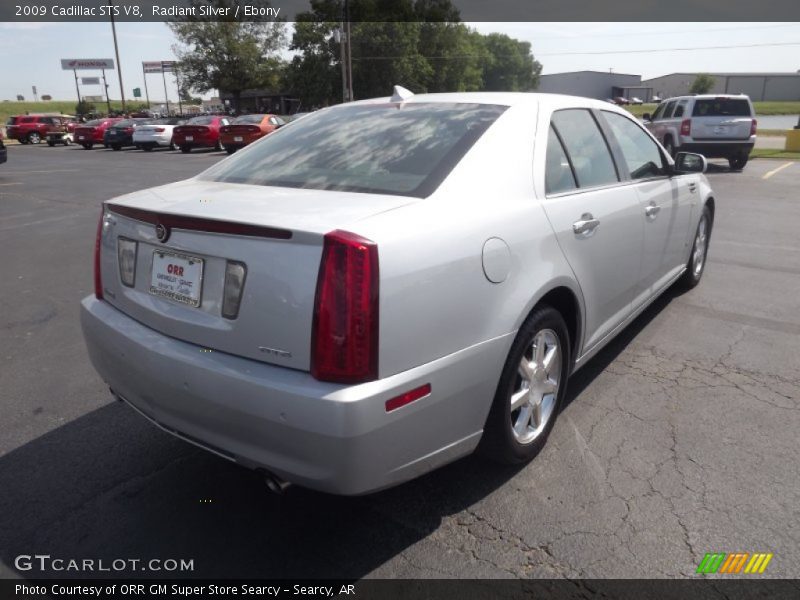 Radiant Silver / Ebony 2009 Cadillac STS V8