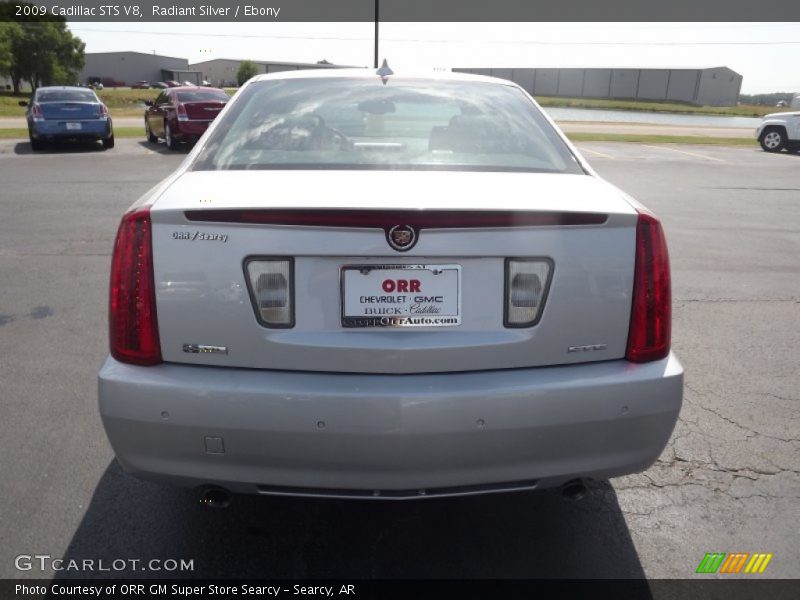 Radiant Silver / Ebony 2009 Cadillac STS V8