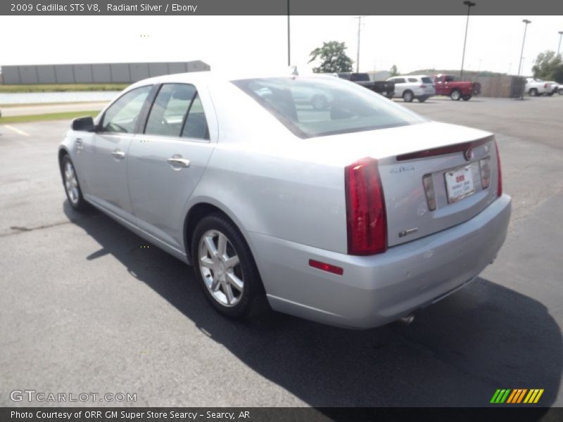 Radiant Silver / Ebony 2009 Cadillac STS V8