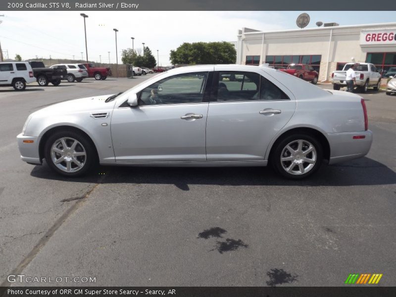 Radiant Silver / Ebony 2009 Cadillac STS V8