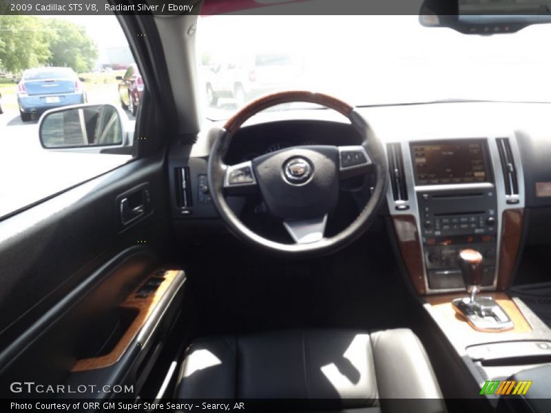 Radiant Silver / Ebony 2009 Cadillac STS V8