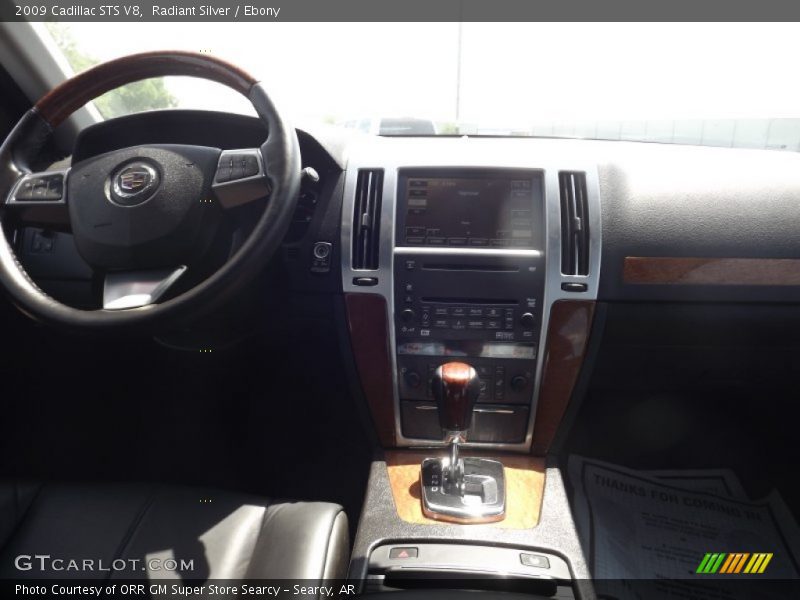 Radiant Silver / Ebony 2009 Cadillac STS V8