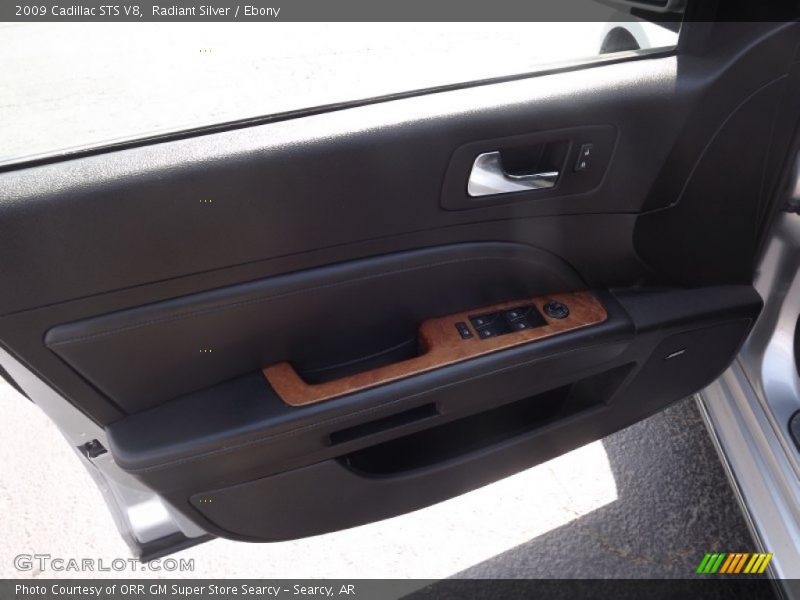 Radiant Silver / Ebony 2009 Cadillac STS V8