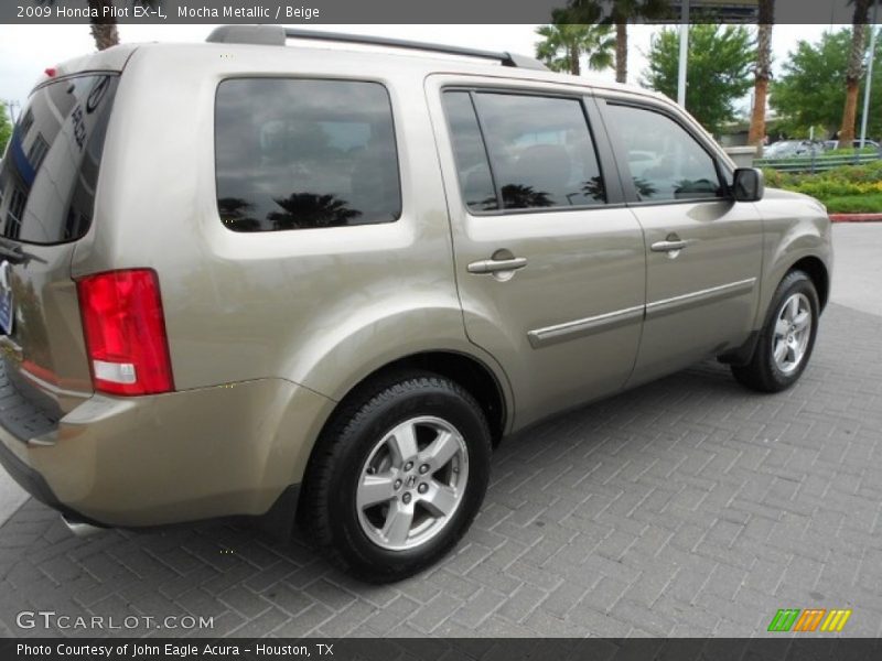 Mocha Metallic / Beige 2009 Honda Pilot EX-L