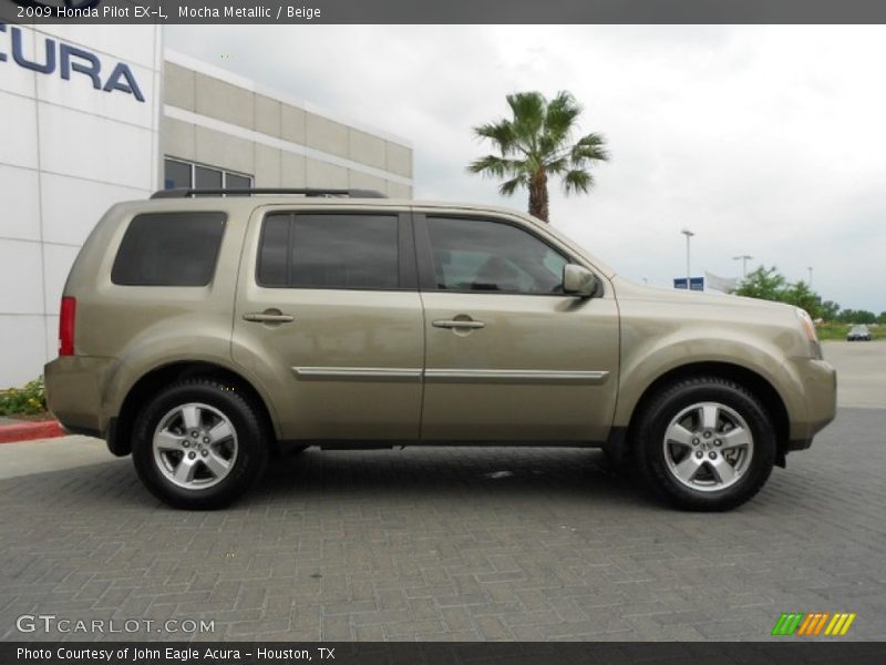 Mocha Metallic / Beige 2009 Honda Pilot EX-L