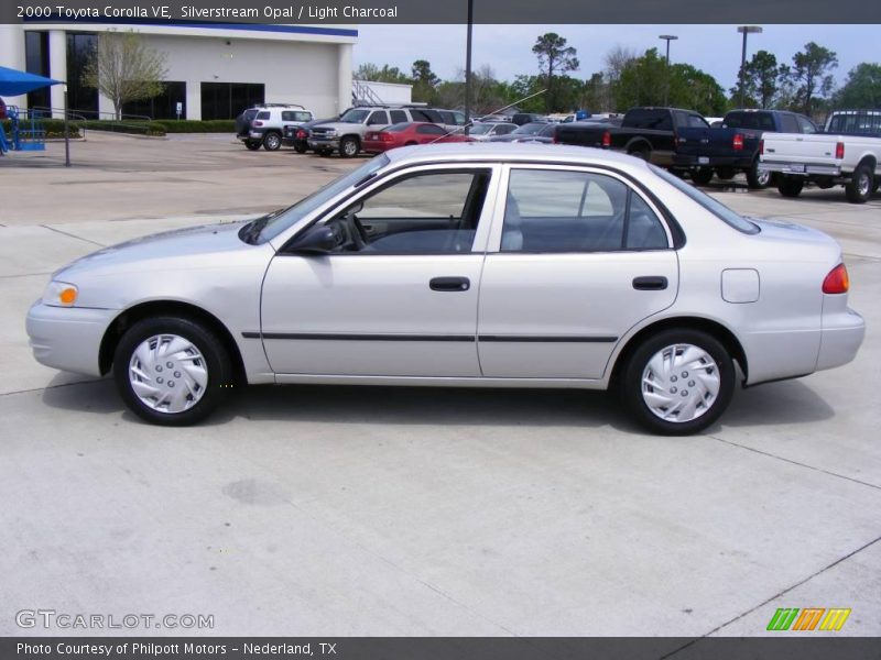 Silverstream Opal / Light Charcoal 2000 Toyota Corolla VE