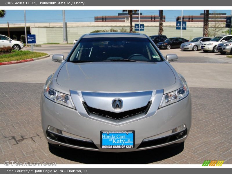 Palladium Metallic / Ebony 2009 Acura TL 3.5