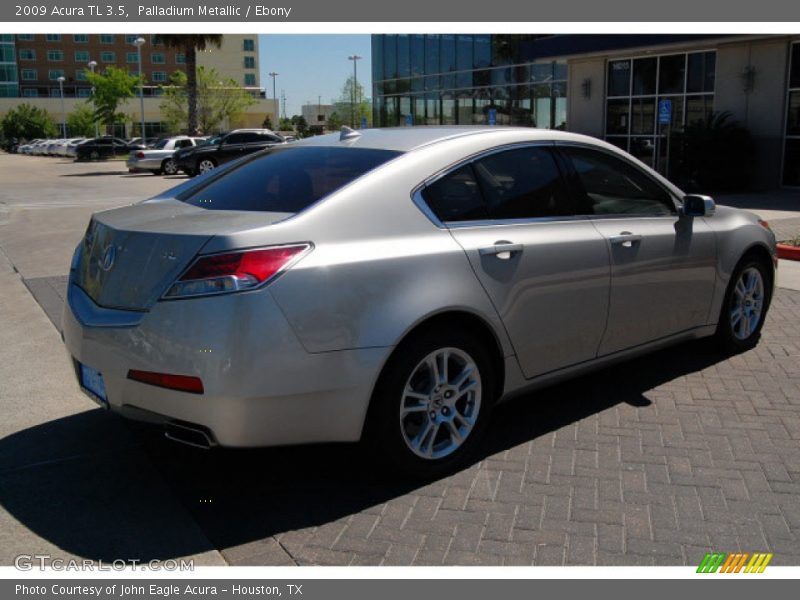 Palladium Metallic / Ebony 2009 Acura TL 3.5