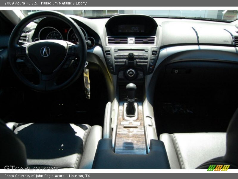 Palladium Metallic / Ebony 2009 Acura TL 3.5