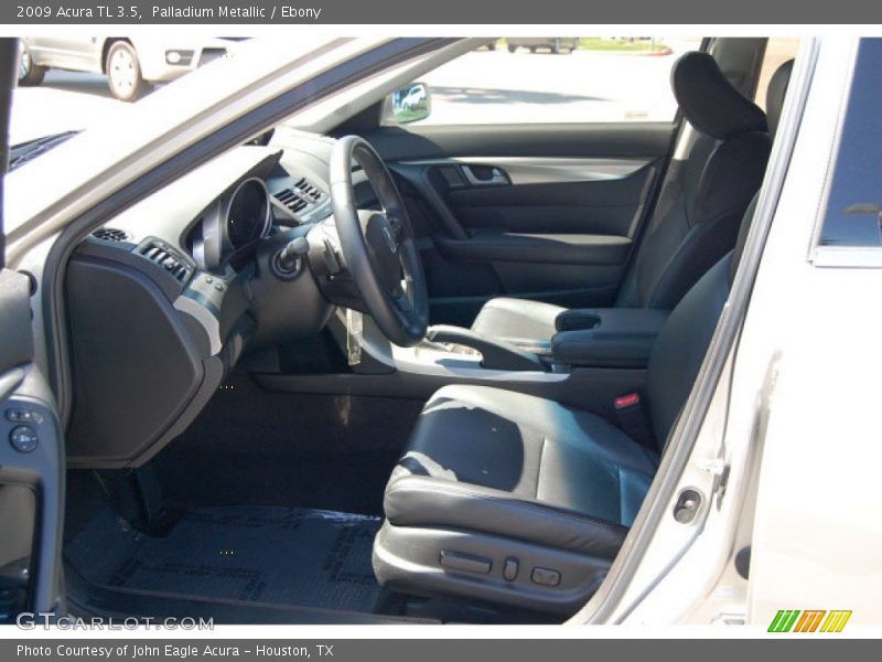 Palladium Metallic / Ebony 2009 Acura TL 3.5
