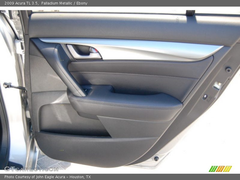 Palladium Metallic / Ebony 2009 Acura TL 3.5