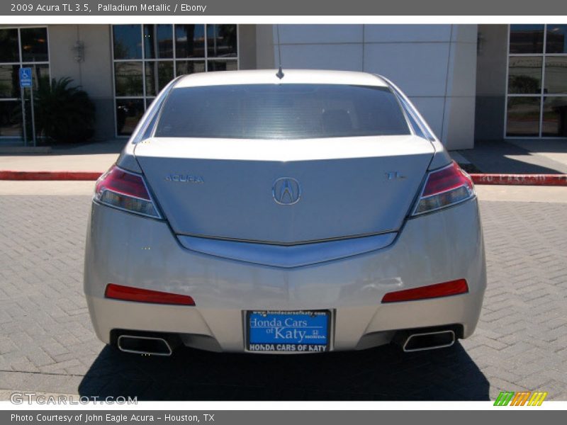 Palladium Metallic / Ebony 2009 Acura TL 3.5