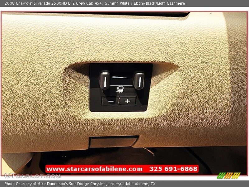Summit White / Ebony Black/Light Cashmere 2008 Chevrolet Silverado 2500HD LTZ Crew Cab 4x4