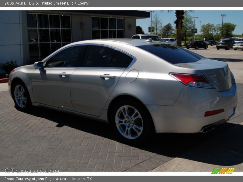 Palladium Metallic / Ebony 2009 Acura TL 3.5