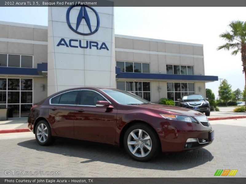 Basque Red Pearl / Parchment 2012 Acura TL 3.5