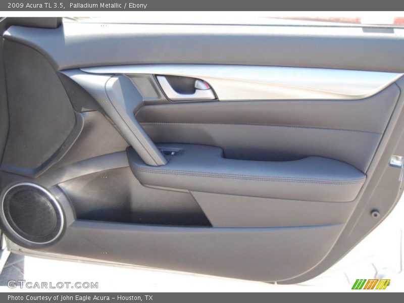 Palladium Metallic / Ebony 2009 Acura TL 3.5