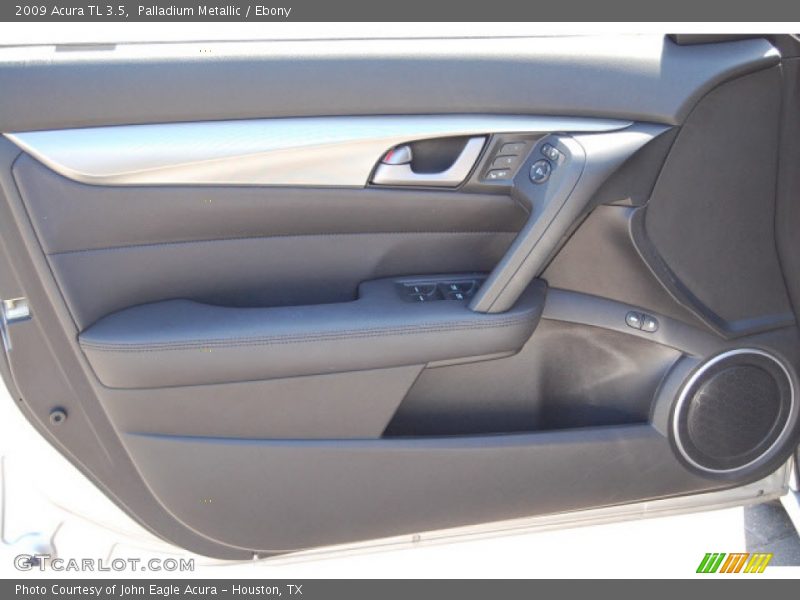 Palladium Metallic / Ebony 2009 Acura TL 3.5