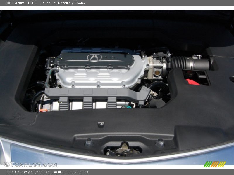 Palladium Metallic / Ebony 2009 Acura TL 3.5