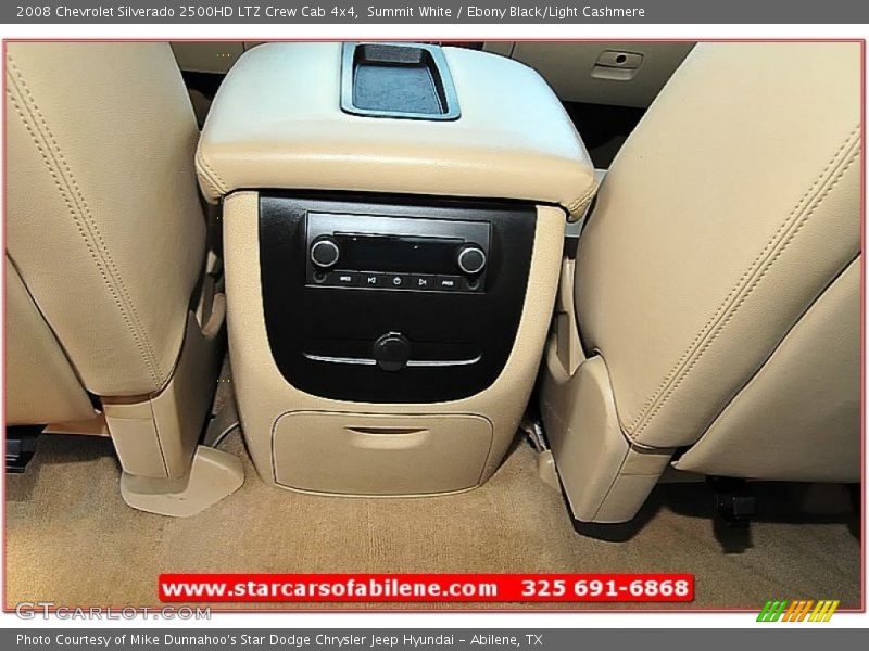 Summit White / Ebony Black/Light Cashmere 2008 Chevrolet Silverado 2500HD LTZ Crew Cab 4x4