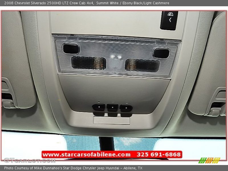 Summit White / Ebony Black/Light Cashmere 2008 Chevrolet Silverado 2500HD LTZ Crew Cab 4x4