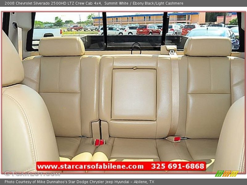 Summit White / Ebony Black/Light Cashmere 2008 Chevrolet Silverado 2500HD LTZ Crew Cab 4x4