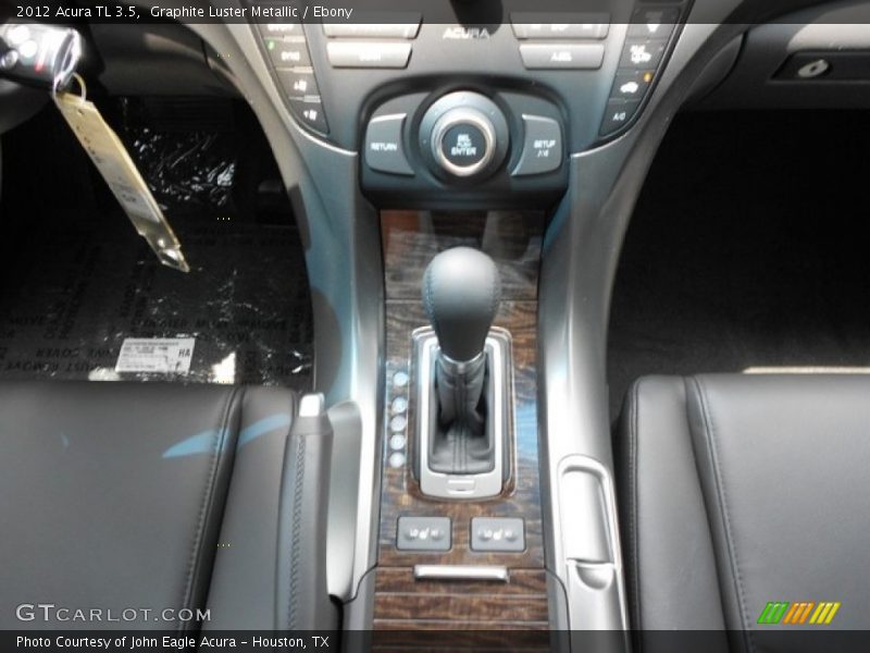 Graphite Luster Metallic / Ebony 2012 Acura TL 3.5