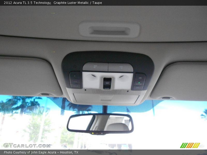 Graphite Luster Metallic / Taupe 2012 Acura TL 3.5 Technology