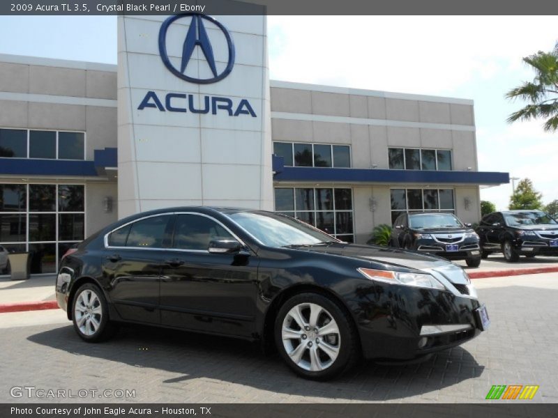 Crystal Black Pearl / Ebony 2009 Acura TL 3.5