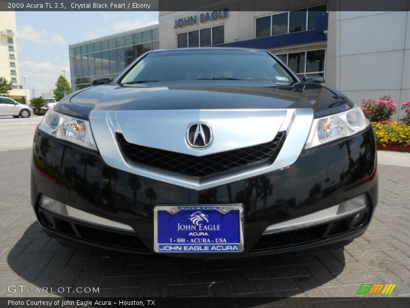 Crystal Black Pearl / Ebony 2009 Acura TL 3.5