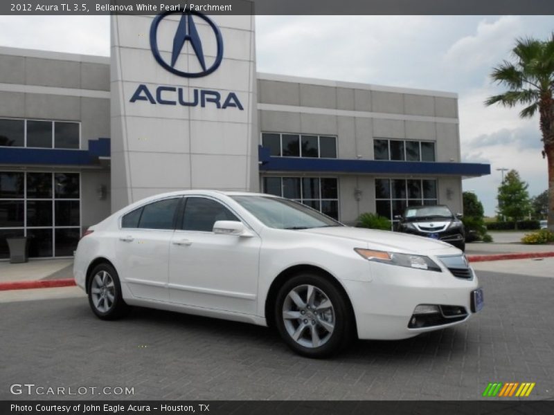 Bellanova White Pearl / Parchment 2012 Acura TL 3.5