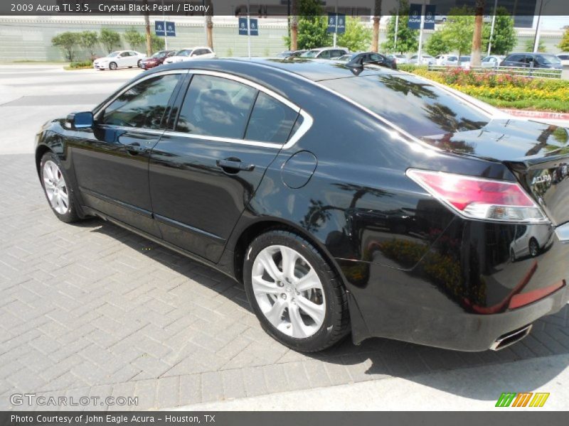 Crystal Black Pearl / Ebony 2009 Acura TL 3.5