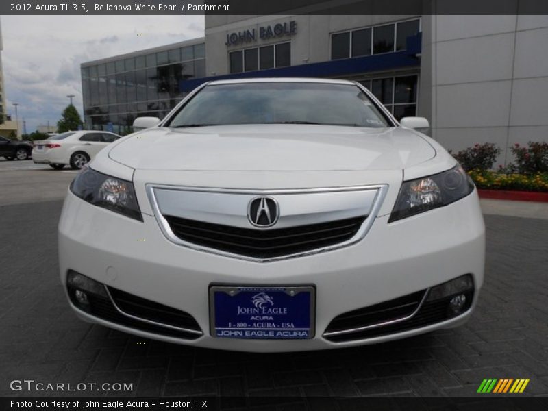 Bellanova White Pearl / Parchment 2012 Acura TL 3.5