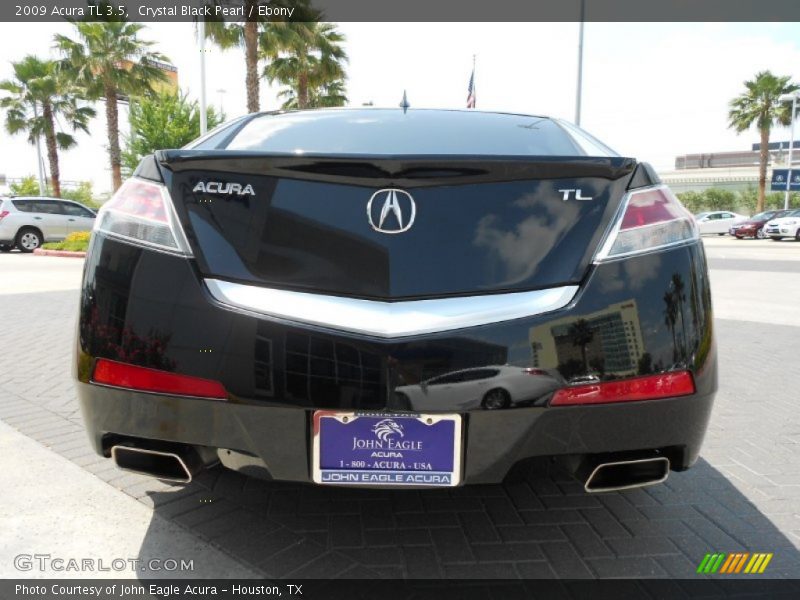 Crystal Black Pearl / Ebony 2009 Acura TL 3.5