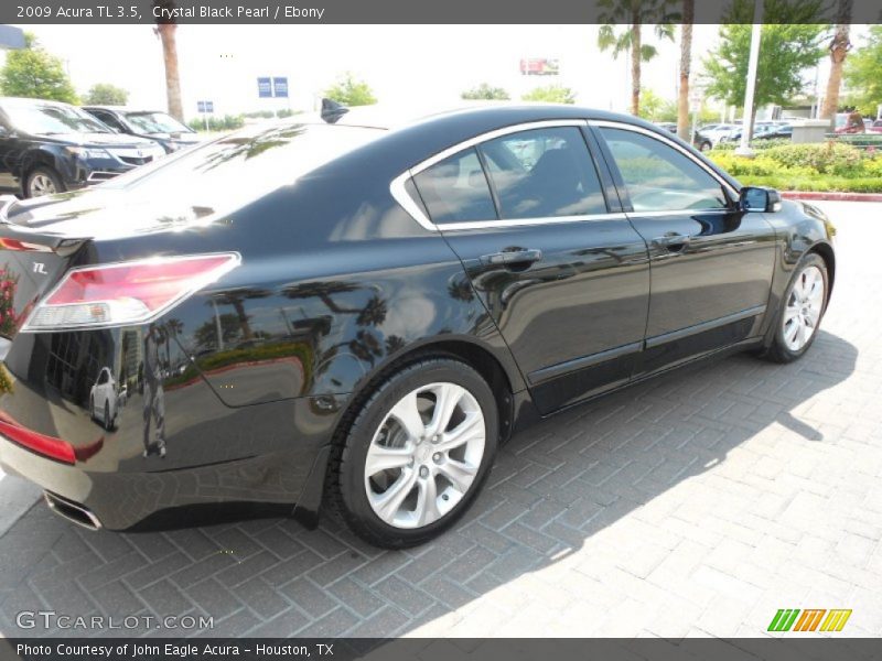Crystal Black Pearl / Ebony 2009 Acura TL 3.5