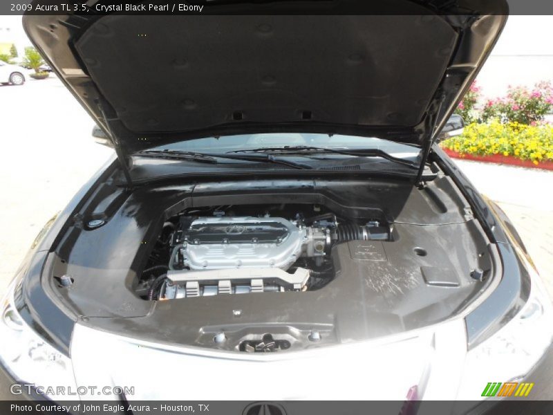 Crystal Black Pearl / Ebony 2009 Acura TL 3.5