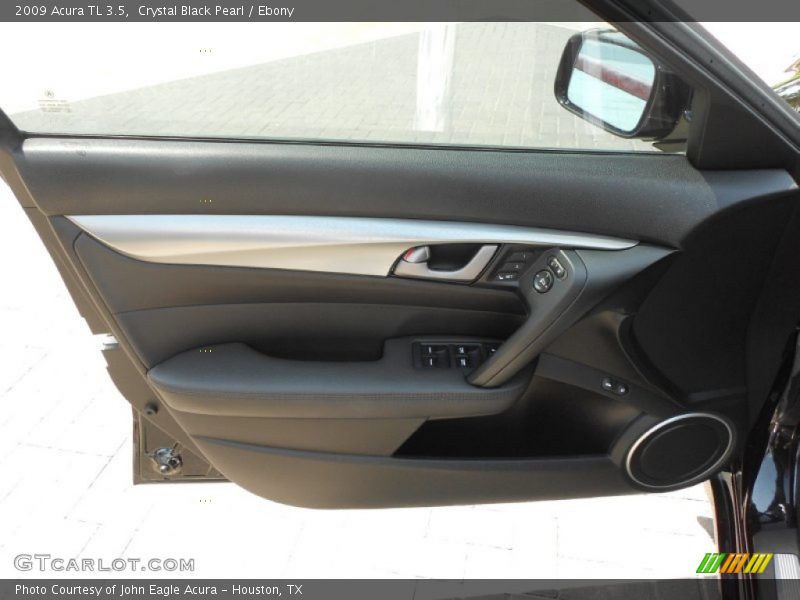 Crystal Black Pearl / Ebony 2009 Acura TL 3.5