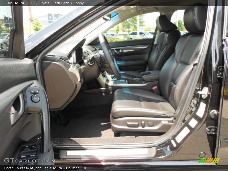Crystal Black Pearl / Ebony 2009 Acura TL 3.5
