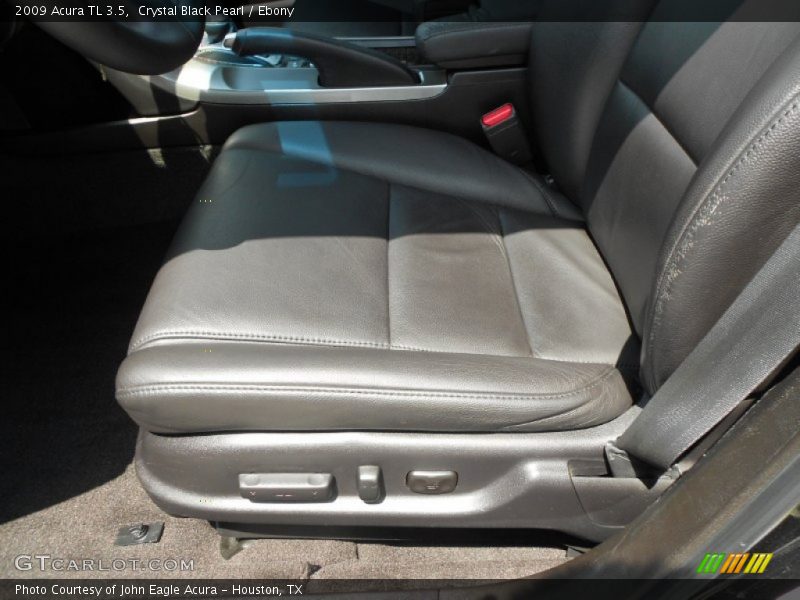 Crystal Black Pearl / Ebony 2009 Acura TL 3.5