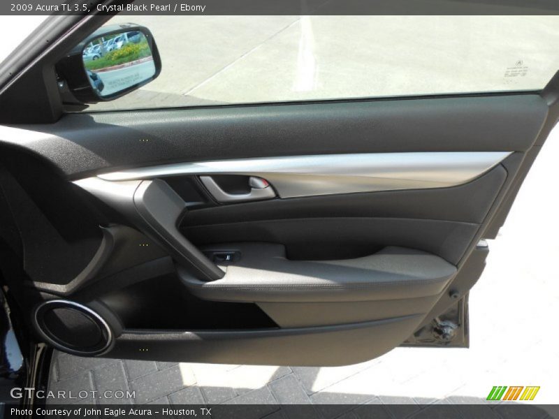 Crystal Black Pearl / Ebony 2009 Acura TL 3.5