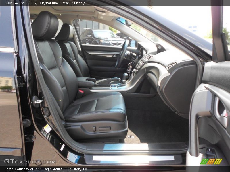 Crystal Black Pearl / Ebony 2009 Acura TL 3.5