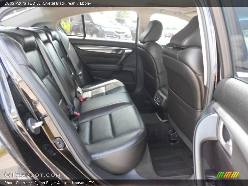 Crystal Black Pearl / Ebony 2009 Acura TL 3.5