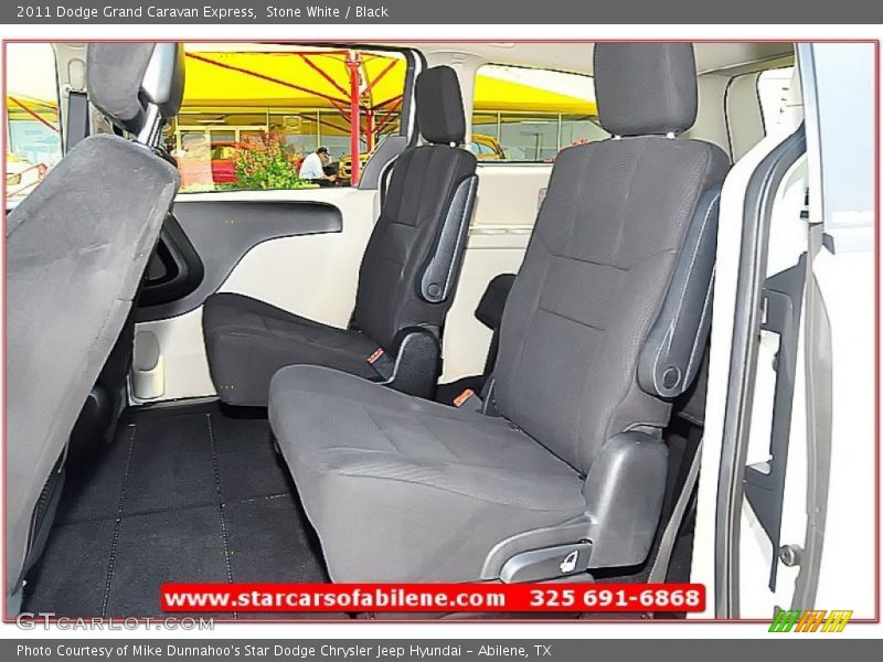Stone White / Black 2011 Dodge Grand Caravan Express