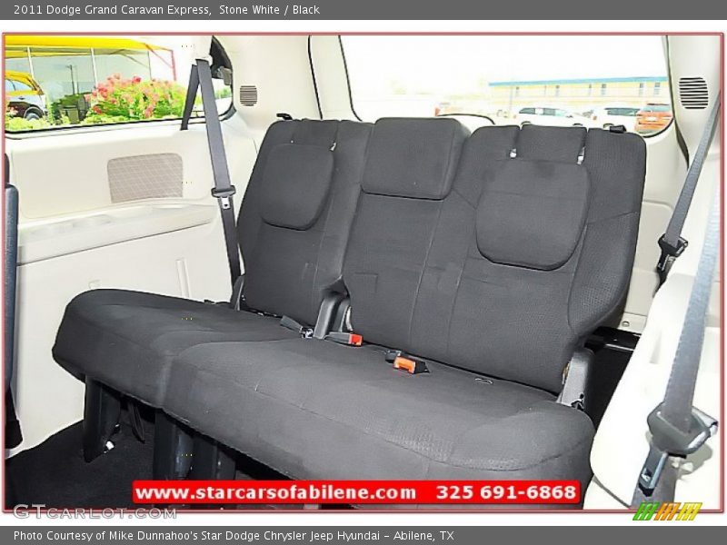 Stone White / Black 2011 Dodge Grand Caravan Express