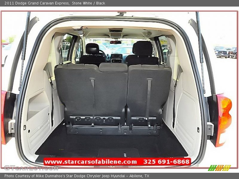 Stone White / Black 2011 Dodge Grand Caravan Express