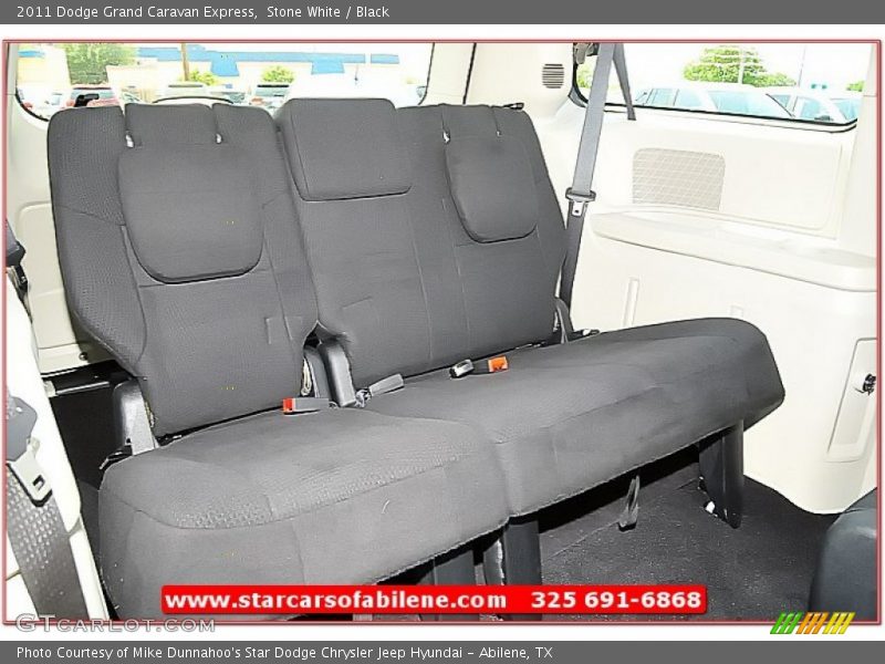 Stone White / Black 2011 Dodge Grand Caravan Express