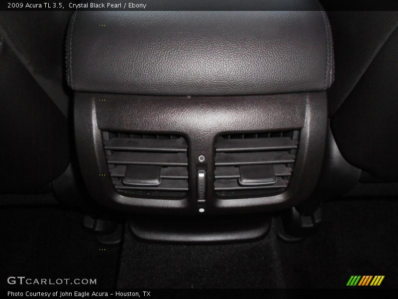 Crystal Black Pearl / Ebony 2009 Acura TL 3.5
