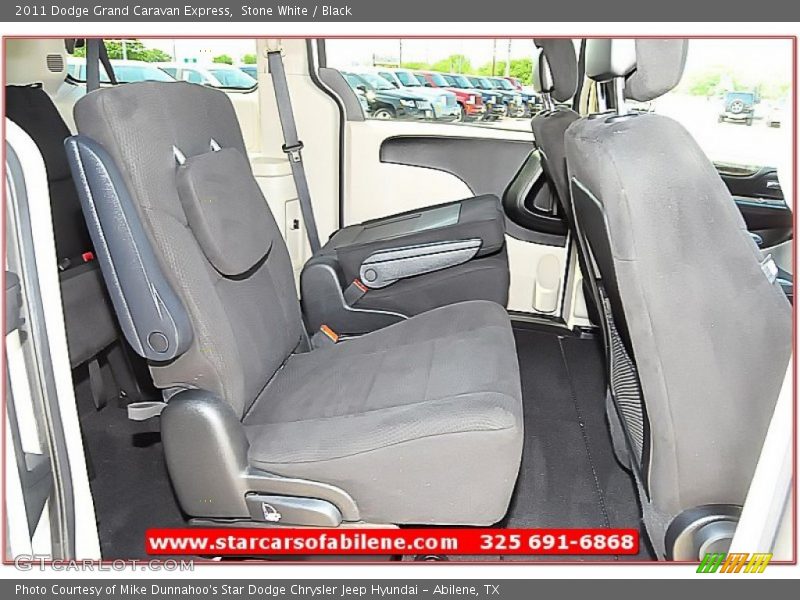 Stone White / Black 2011 Dodge Grand Caravan Express