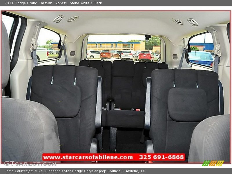 Stone White / Black 2011 Dodge Grand Caravan Express
